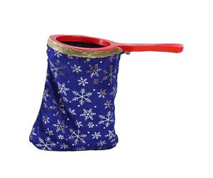 MERIGLARE Bolsa de Cambio, Accesorio para Decoración Navideña, Accesorio de Escenario, Regalos Ideales, Accesorios, Bolsa de Trucos, para Hacer Aparecer Y, Patrón Azul