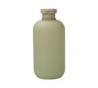 MERIGLARE Botella Reutilizable para Ducha Envase Vació Recargable con Cuello Ancho Y Tapa Flip Recipiente de Almacenamiento Portátil para Cosméticos Contenedor, Verde 500ml