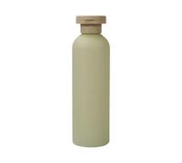 MERIGLARE Botella Reutilizable para Ducha Envase Vació Recargable con Cuello Ancho Y Tapa Flip Recipiente de Almacenamiento Portátil para Cosméticos Contenedor, Verde 200ml
