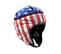 MERIGLARE Casco de Rugby para Niños, Gorro Protector de Rugby, Protección Anticolisión, Casco de Fútbol Ajustable, Casco de Rugby para Juvenil, Estilo E