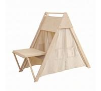 MERIGLARE Caseta Juegos con Mesa Compacto | Versátil, caseta con Escritorio, Plegable, para Apartamentos Pequeños, Niños