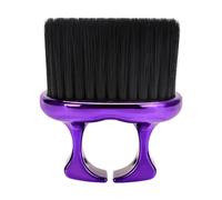 MERIGLARE Cepillo para el cabello Cisquero de cepillo de limpieza del anillo de de agarre cómodo Corte de cabello resistente de barbería suave para el, PÚrpura