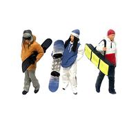 MERIGLARE Conjunto de 3 Figuras de Resina en Miniatura de Esquiadores para Maquetas de Paisajes, B