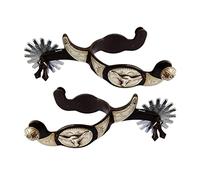MERIGLARE Conjunto de Equipo de Equitación de Acero Inoxidable para Hombre - Calidad, Marron Oscuro