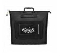 MERIGLARE Contenedor de Equipos de Pesca Pieza Robusta de Material EVA Bolsa para Utensilios y Equipo Diseño Enrollable para Guardado Adecuado para Pesca y Actividades en, Negro, 52