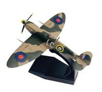MERIGLARE Diecast Aircraft Modelo Coleccionable Avión Caza Ataque Réplica Decorativa Aleación con Base Función Educativa Adecuado para Decoración de Escritorio, R9612