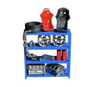 MERIGLARE Estantería de Piezas de Coches Modelo 1/64 Piezas de Coches Clásicos para Niños Y Adultos