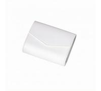 MERIGLARE Golf Bolsa para Telémetro Estuche Rectangular Funda de Cuero PU Estructurada Bordes Redondeados y Costuras Definidas Adecuado para Almacenamiento y Uso en Campo de Golf Tamaño, Blanco
