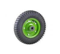 MERIGLARE Heavy Duty Wheel Rueda Industrial Rueda Inflable Conjunto de Eje Robusto de Acero de 3 Cm Llantas Metálicas para Uso, Rueda Individual Inflable Engrosada De 16 Pulgadas