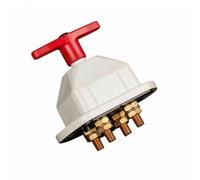 MERIGLARE Interruptor de Desconexión de Batería 300A Cortacorriente Seccionador Interruptor Principal Mango Rojo Visible y Carcasa Aislante Apto para Coches