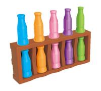 MERIGLARE Juego de Coincidencia de Colores Juego de Desafío Mental de Y Cognitivo de Mesa Mejora La Percepción del Color Adecuado para Fiestas Y, 10 Botellas