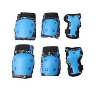 MERIGLARE Juego Rodilleras y Muñequeras | Multiportivo, Set Protectores con Correas Ajustables, , para Ciclismo, Niños, Principiantes