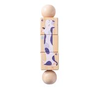 MERIGLARE Juguete Giratorio de Bloques para Jugar, Desarrollar Estratégico, Rompecabezas para Niños Y Niñas, Style a