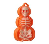 MERIGLARE Lámpara de Calabaza Farol de Halloween Adorno de Escritorio Luz de Noche con Diseño Creativo de Fantasma Que Luz Cálida Adecuado para Fiestas Y, Style B