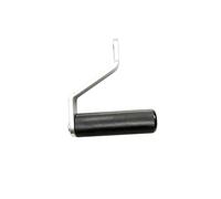 MERIGLARE Mango de Equipo de de Cable Agarre Polea Manija Gimnasio Accesorio Multigimnasio con Brazo Metálico Curvado de Anclaje Firme Acero Inoxidable Apto , Negro , L-Negro Una Pieza