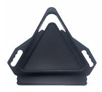 MERIGLARE Marco Triangular para Billares Accesorio Profesional para Racking Soporte Organizador de Bolas de Billar Herramienta para Mesa de Pool Bandeja Bolas, Negro, Set De Estante Triangular