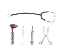 MERIGLARE Mini Estetoscopio para Casa de Muñecas a Escala 1/12, Juego de Simulación, Accesorios de Hospital