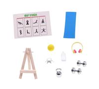 MERIGLARE Mini Modelo de Equipo Deportivo, Decoración de Casa de Muñecas Clásica Realista para