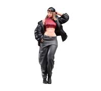 MERIGLARE Modelo de Chica Genial a Escala 1/18, Modelo de Chica de Resina Realista para El Diseño de La Estación de Tren.