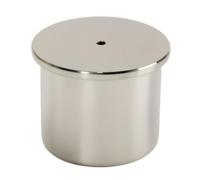 MERIGLARE nsidad con Tapa Preciso | Cuerpo Cilíndrico Liso, Picnómetro para Líquidos con Tapa, Resistente a la Corrosión, Laboratorio, Inspectores, 37ml,