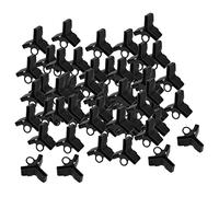 MERIGLARE Paquete de 100 Fundas Protectoras de para Anzuelos de Pesca. Soportes de Anzuelos, Negro + Negro, 03