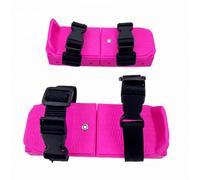 MERIGLARE Patín Hielo Ajustable Doble Hoja Ligero Patín Hielo con Base Texturizada Práctico Protector Patines para Principiantes