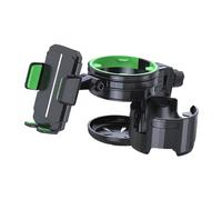 MERIGLARE Portavasos con Soporte Ajustable para Teléfono, Estante de Almacenamiento Multifuncional, Portavasos para Cochecito, Verde