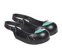 MERIGLARE Puntera de Acero, Cubrezapatos de, Cubierta Antigolpes con Correa Trasera, Protección Impermeable para Los Dedos, Antideslizante para Visita, TallaXL