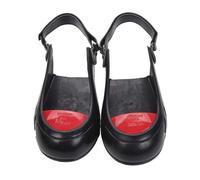 MERIGLARE Puntera de Acero, Cubrezapatos de, Cubierta Antigolpes con Correa Trasera, Protección Impermeable para Los Dedos, Antideslizante para Visita, Talla M
