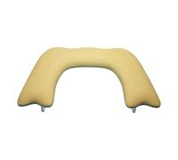 MERIGLARE Reposabrazos para uñas, equipo de herramientas de manicura, tapete de mesa de manicura, cojín antideslizante para reposamanos de salón, suave y cómodo, Amarillo