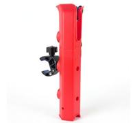 MERIGLARE Soporte para Caña de Pescar Rotatorio Compacto Resistente de Plástico con Montaje Fácil y Disposición Vertical Adecuado para Barco Gestión de Equipos Navegación Familiar, Rojo