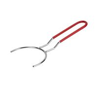 MERIGLARE Soporte para Cuencos Antiescaldaduras, Tenedor para Cuencos, Ayudante de Cocina, Plato Multiusos de Acero Inoxidable para Horno Doméstico Y Microondas, tal como se describe, S