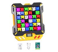 MERIGLARE Sudoku Electrónico Inteligente Educativo Portátil Juego Matemático con Luz para Enseñar Potencia Las Habilidades Motoras Finas Y Lógico-matemáticas Ad, Negro