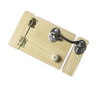 MERIGLARE Tablero de Actividades, Accesorios de Bricolaje, Accesorios de Enseñanza de Habilidades Básicas, Tablero de Actividades para Niños Y Niñas, Puerta