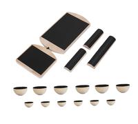 MERIGLARE Tablero de Equilibrio para Pierna Entrenador de Tobillo Antideslizante Estirador Multifuncional de Pie en Madera Tablero para Mejorar Balance Adecuado, Style a