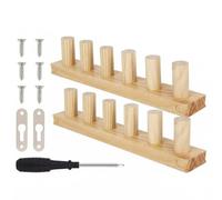 MERIGLARE Telar de Tejido Telar Bastidor Tablero Conjunto de Madera con Paneles Ajustables y Clavijas Amplia Zona de Trabajo para Piezas Adecuado para Principiantes Aprendizaje Regalos