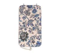 MERIGLARE Vaporizador de Ropa, Tabla de Planchar Colgante, Almohadilla Vaporizadora Portátil para Puerta, Manta Vaporizadora para Lavandería Y Viajes, Hoja Floral, Individual