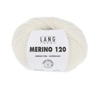 Merino 120 super wash color 0002, Ovillo de Lana