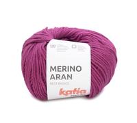 Merino Aran lana de Katia ovillos de 100 gramos y 155 metros. (105 - Magenta)