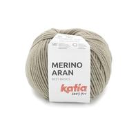 Merino Aran lana de Katia ovillos de 100 gramos y 155 metros. (106 - Arena)