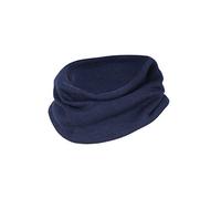 MERINO - Bufanda de lana de seda para niños, calentador de cuello, bufanda redonda para niña y niño, Marino, S