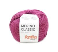 Merino Classic lana de Katia ovillos de 100 gramos y 240 metros. (102 - Magenta)