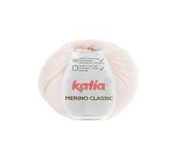 Merino Classic lana de Katia ovillos de 100 gramos y 240 metros. (Rosa muy claro (87))