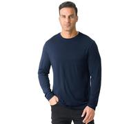 Merino Protect 100% Lana Merino Hombre Camisetas Termicas Suaves Pullover Resistencia Al Olor Jersey para Cazar Y Hacer Senderismo