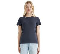 Merino Protect Camiseta 100% Lana Merino para Mujer Cuello Redondo Manga Corta Resistencia A Olores Capa Base para Viaje Senderismo Camiseta Interior