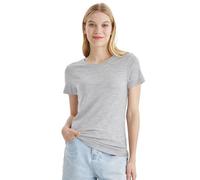 Merino Protect Camiseta 100% Lana Merino para Mujer Cuello Redondo Manga Corta Resistencia A Olores Capa Base para Viaje Senderismo Camiseta Interior