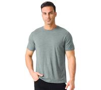 Merino Protect Camisetas Manga Corta Hombre de Lana Merina Ligera Capa Base Para Cotidiano Deportivas Senderismo Escalada Trekking Esquí