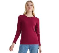 Merino Protect Suéter De Lana Merino 100% Mujer Camiseta Térmica Ropa Interior Ligera Suave Ideal para Senderismo Esquí