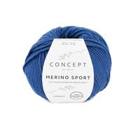MERINO SPORT by Concept de Katia en ovillos de 50 gramos y 80 metros. (51 - Azul luminoso)