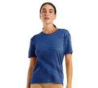 Merino.tech Camiseta Termica Lana Merino Mujer - Ropa Interior Base Layer 100% Lana Merino para Mujer (X-Large, Chicago Blues Crewneck)
